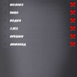 Shopping list