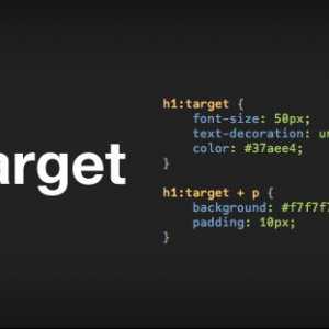 Навіщо потрібен псевдоклас target в css3.